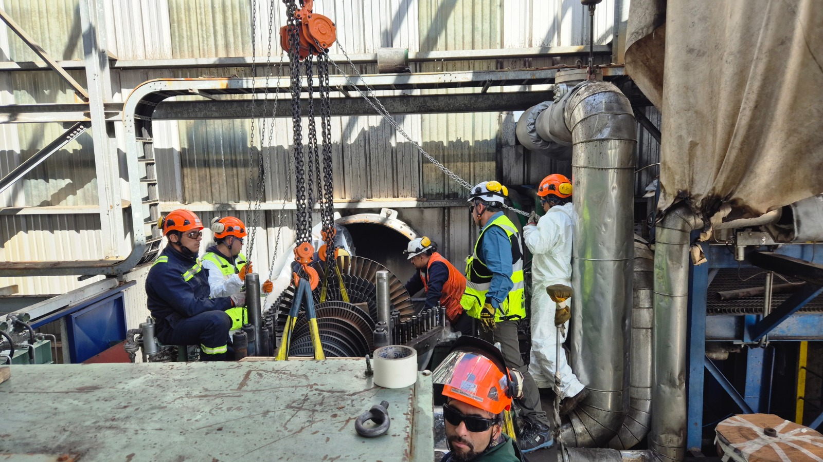 Mantención industrial de equipos rotatorios